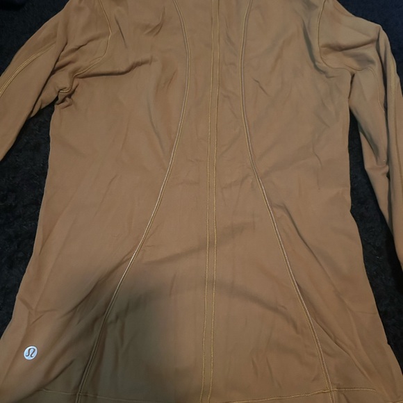 Lululemon Run Briskly Half Zip jacket, Spiced Bronze, Size 8 - Picture 7 of 9